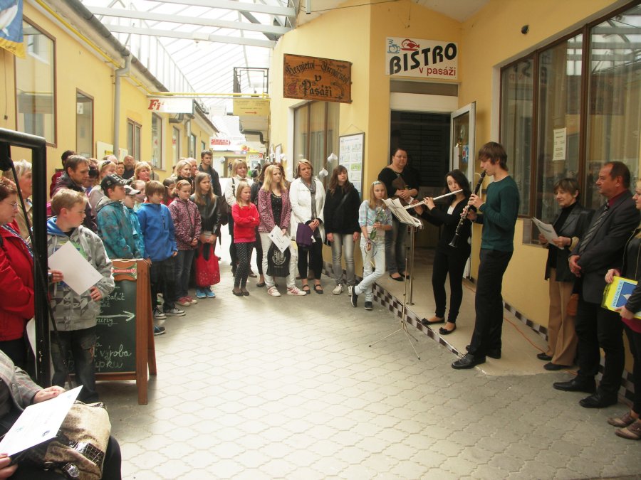 Vystoupení dechového dua Ondřeje Kunovského a Kateřiny Čechové