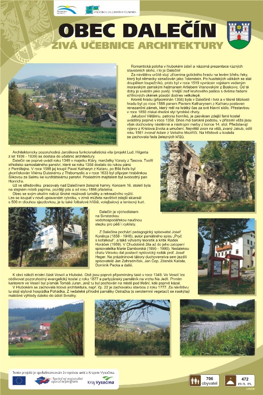 tabule obce Dalečín