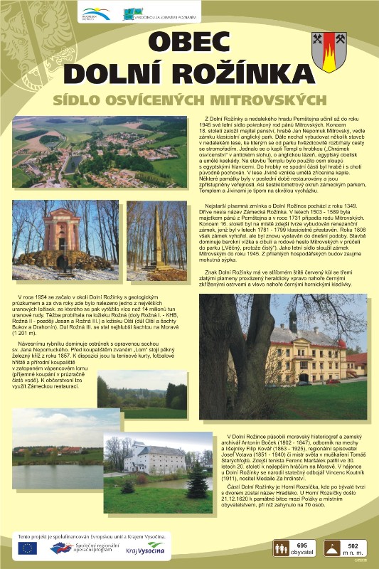 tabule obce Dolní Rožínka