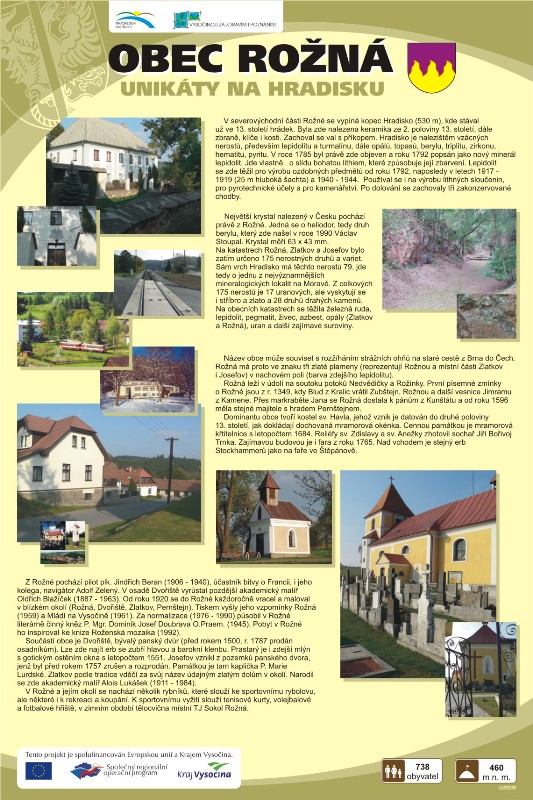 tabule obce Rožná