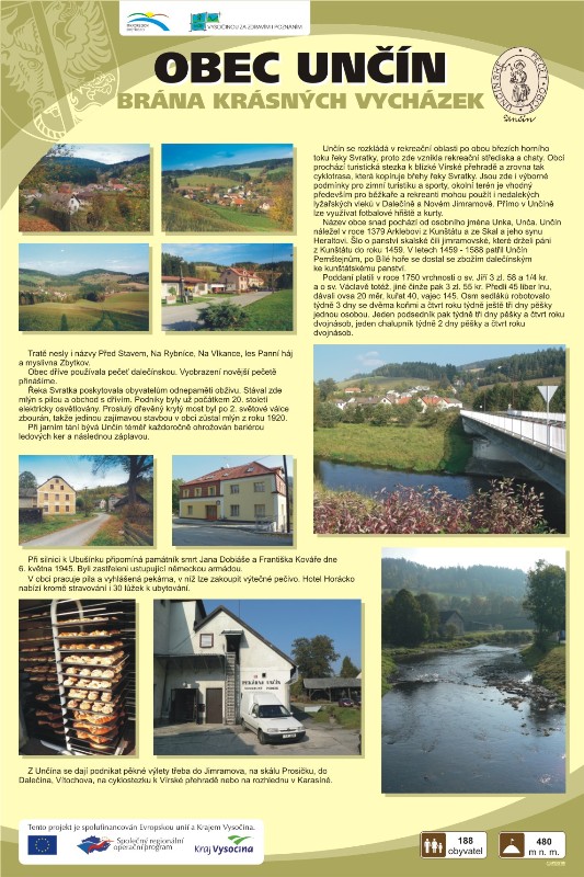 tabule obce Unčín
