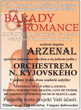 Koncert: Balady a romance