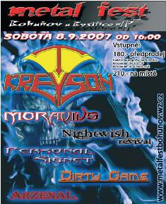 Metal fest - plakát