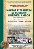 Otevření výstavy „Návrat k tradicím se soubory Rožínka a Groš“