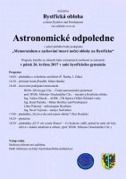 Astronomické odpoledne v Bystřici