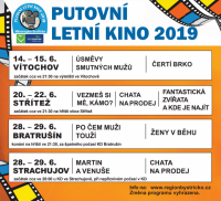 Putovní letní kino - červen 2019