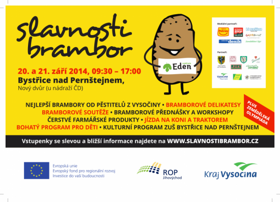 Pozvánka na Slavnosti brambor 2014
