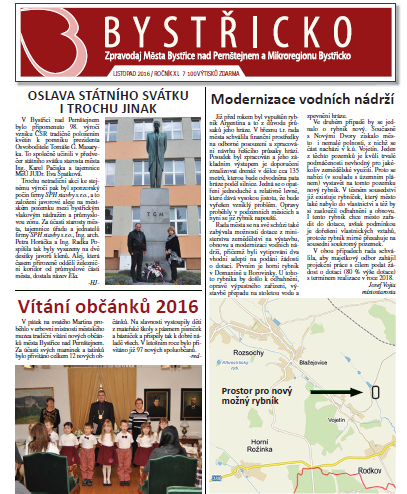 Noviny Bystřicko č.11/2016