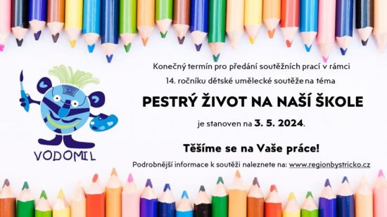 Dětská soutěž - připomenutí odevzdání dětských prací