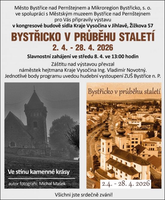 Výstava ,,Bystřicko v průběhu staletí"