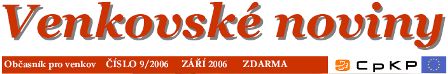 Venkovské noviny č.9/2006
